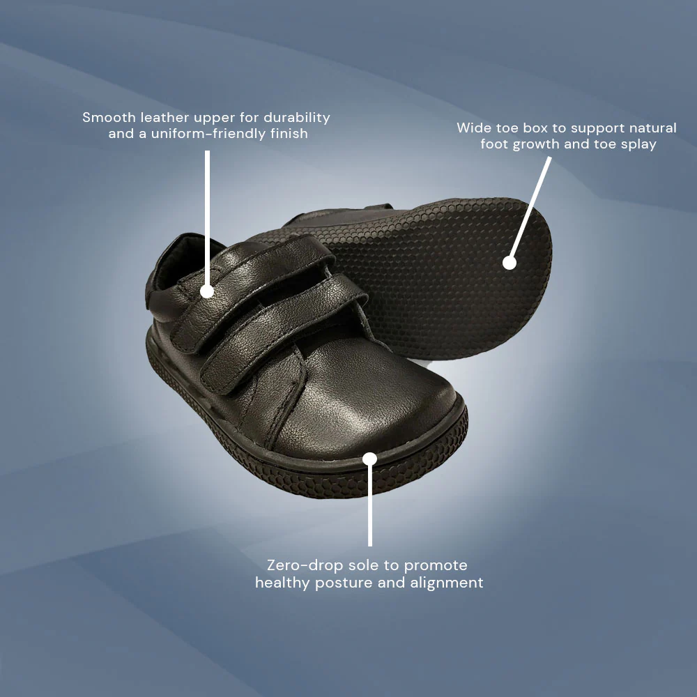 Bprimal Kids - Classic - Blackout (Leather) School Shoes - Image 6