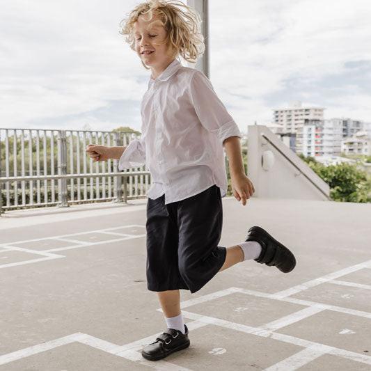 Bprimal Kids - Classic - Blackout (Vegan) School Shoes - Image 11