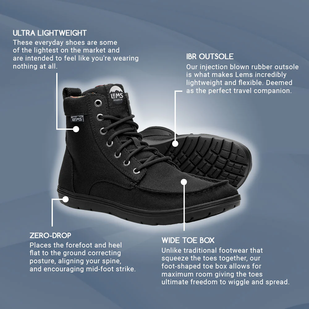 Lems - Boulder Boot - Black (Unisex) - Image 6