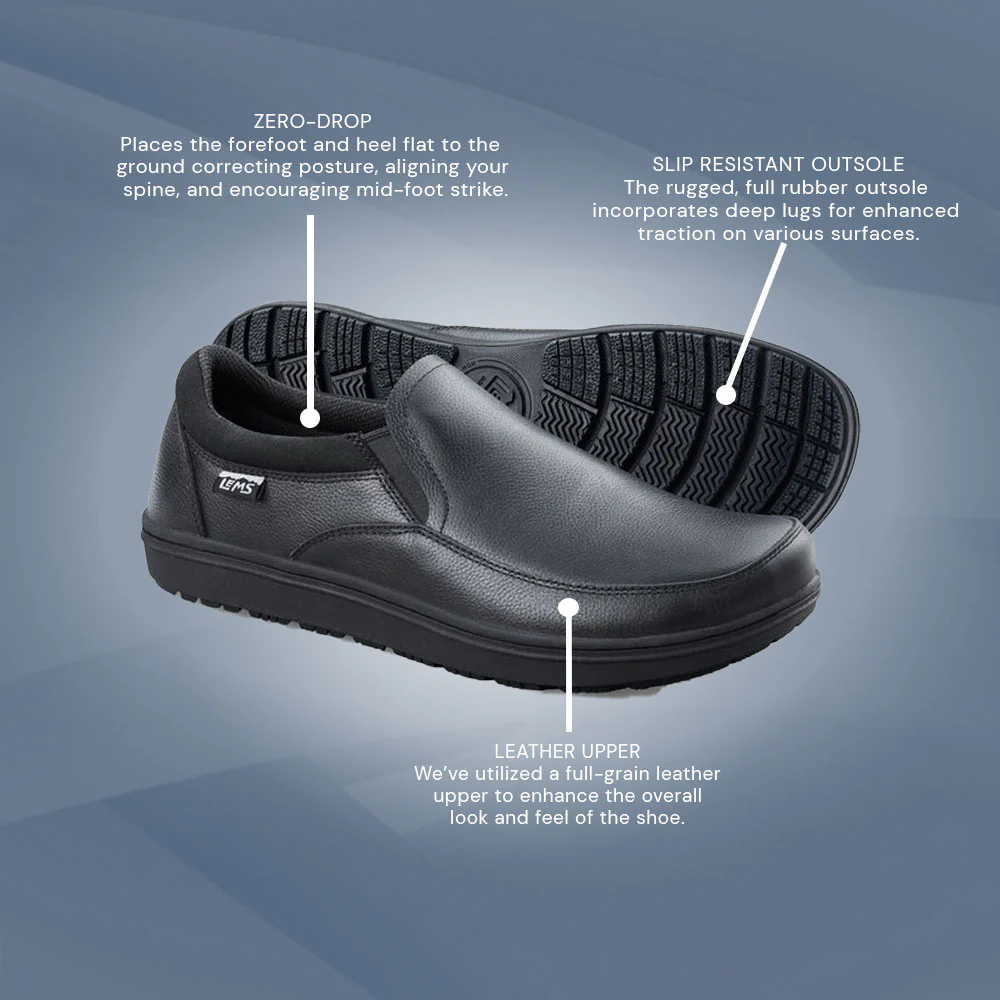 Lems - Drifter Grip - Ink - Leather (Mens) - Image 11