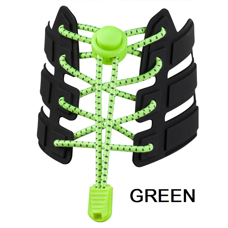 Reflective No-Tie Elastic Shoelaces - 10 Colours - Image 12