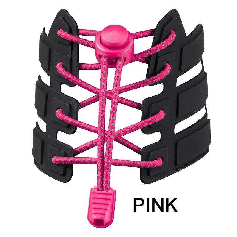 Reflective No-Tie Elastic Shoelaces - 10 Colours - Image 13