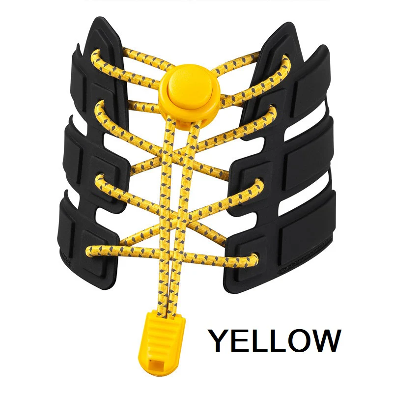 Reflective No-Tie Elastic Shoelaces - 10 Colours - Image 20