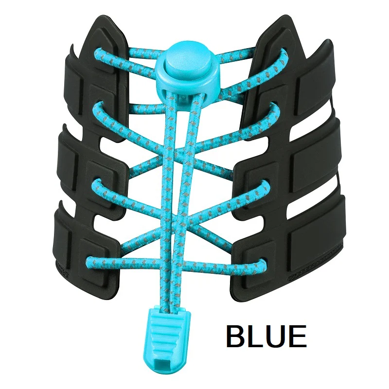 Reflective No-Tie Elastic Shoelaces - 10 Colours - Image 5